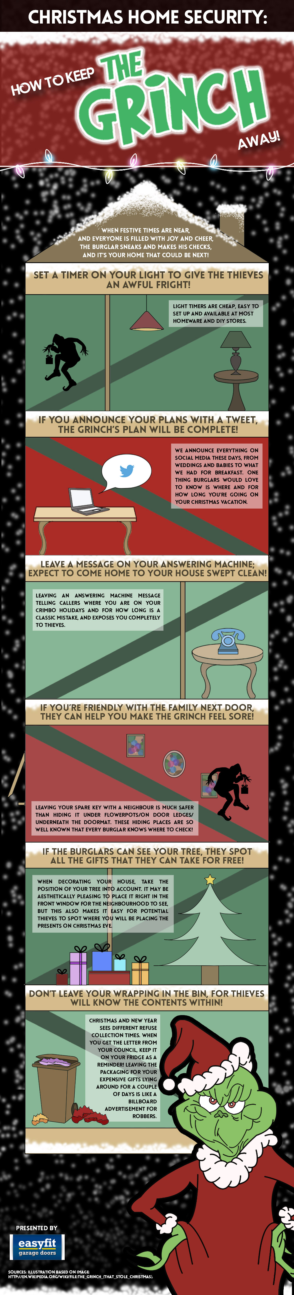 How To Keep The Grinch Away - Infographic - updated